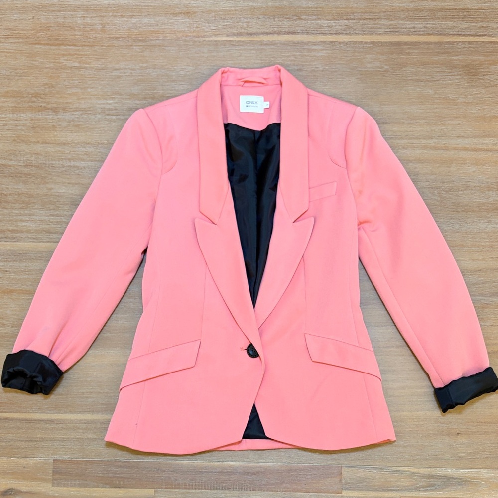 ONLY Women's Vibrant Pink Blazer